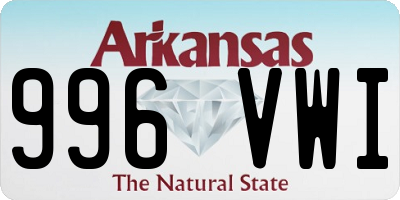 AR license plate 996VWI