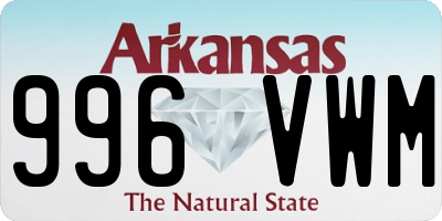 AR license plate 996VWM