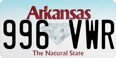 AR license plate 996VWR