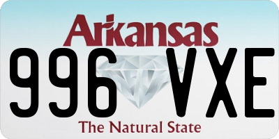 AR license plate 996VXE