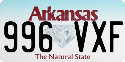 AR license plate 996VXF