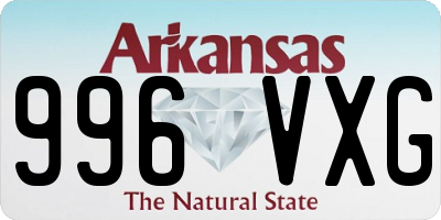 AR license plate 996VXG