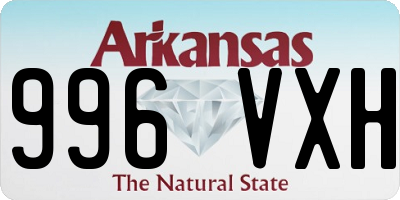 AR license plate 996VXH
