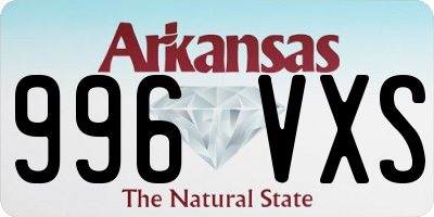 AR license plate 996VXS