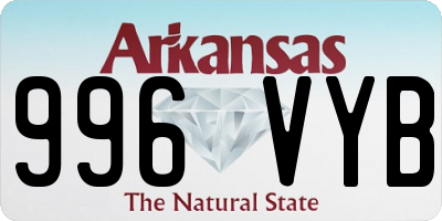 AR license plate 996VYB
