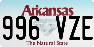 AR license plate 996VZE