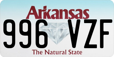 AR license plate 996VZF