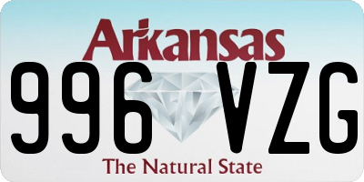 AR license plate 996VZG