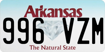 AR license plate 996VZM