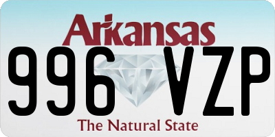 AR license plate 996VZP