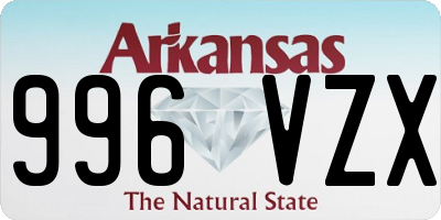 AR license plate 996VZX