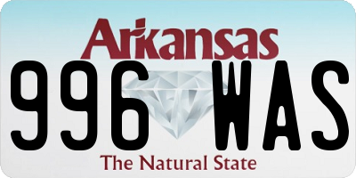 AR license plate 996WAS