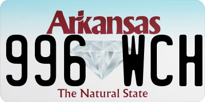 AR license plate 996WCH