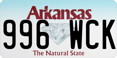 AR license plate 996WCK