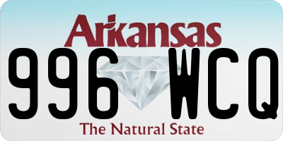 AR license plate 996WCQ