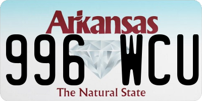 AR license plate 996WCU