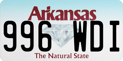 AR license plate 996WDI