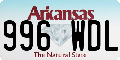 AR license plate 996WDL