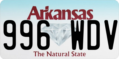 AR license plate 996WDV