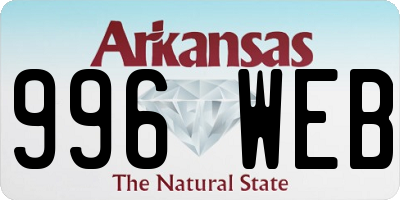 AR license plate 996WEB