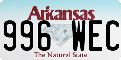 AR license plate 996WEC