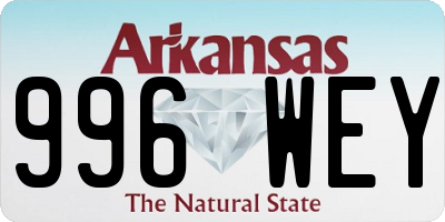 AR license plate 996WEY
