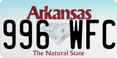 AR license plate 996WFC