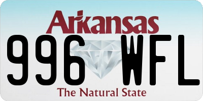 AR license plate 996WFL