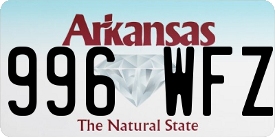 AR license plate 996WFZ