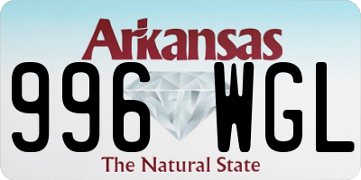 AR license plate 996WGL