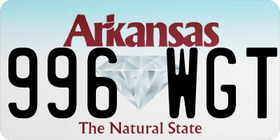 AR license plate 996WGT