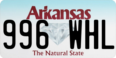 AR license plate 996WHL
