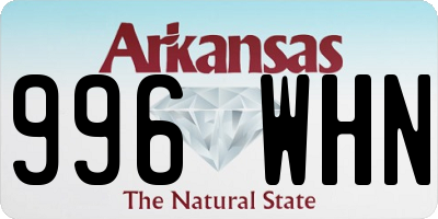 AR license plate 996WHN