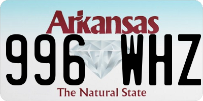 AR license plate 996WHZ