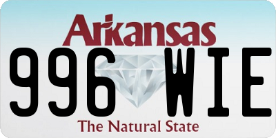 AR license plate 996WIE
