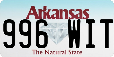 AR license plate 996WIT