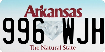 AR license plate 996WJH