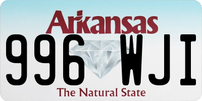 AR license plate 996WJI