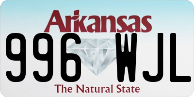AR license plate 996WJL