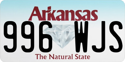 AR license plate 996WJS