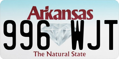 AR license plate 996WJT