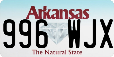 AR license plate 996WJX