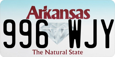 AR license plate 996WJY