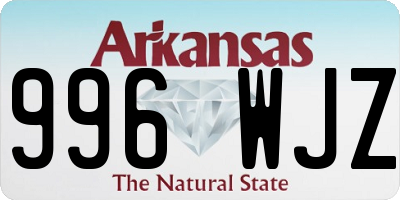 AR license plate 996WJZ