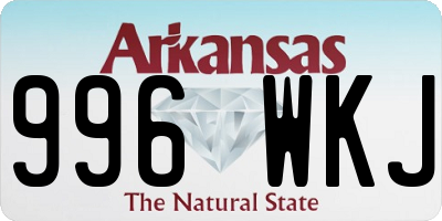 AR license plate 996WKJ