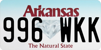AR license plate 996WKK