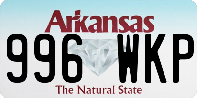 AR license plate 996WKP