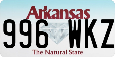AR license plate 996WKZ