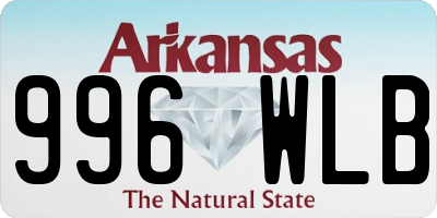 AR license plate 996WLB
