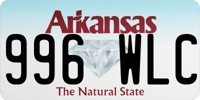 AR license plate 996WLC